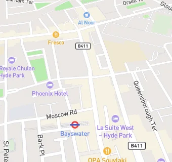 map for Pret A Manger