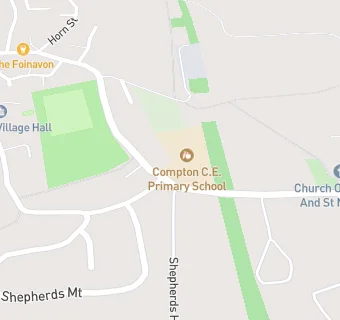 map for Compton C.E. Primary School