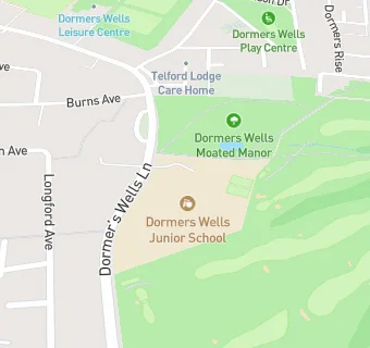 map for Dormers Wells Junior School