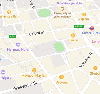 map for The Maine Mayfair