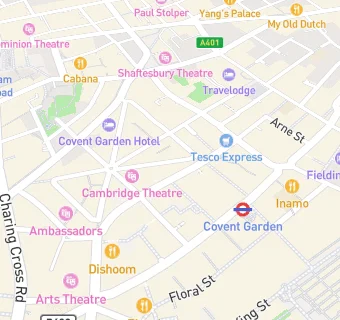 map for Seven Dials Club Ltd