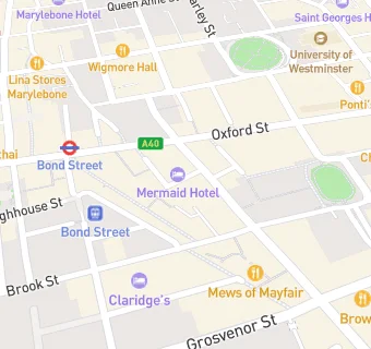 map for Giannino Mayfair