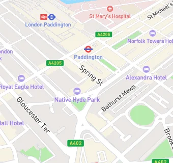 map for Lancaster Court Hotel