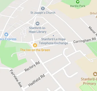 map for Corringham Road Store