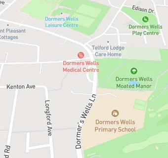 map for Dormers Wells Leisure Centre