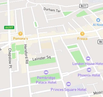 map for Lords Hotel