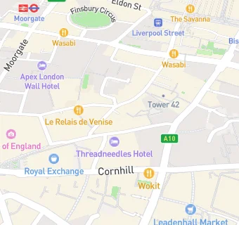 map for Bartlett Mitchell Ltd, White & Case