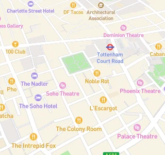 map for Soho Square General Practice