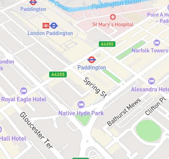 map for Mille Crepes London