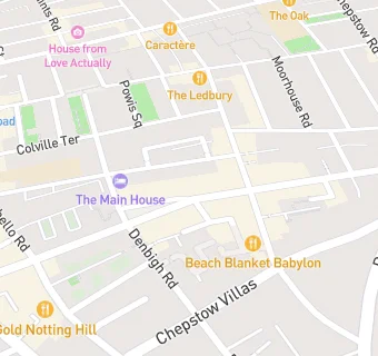 map for Wild Notting Hill