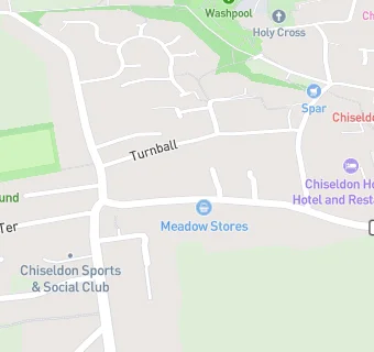 map for Chiseldon House Hotel