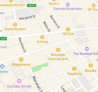 map for Bubala Soho