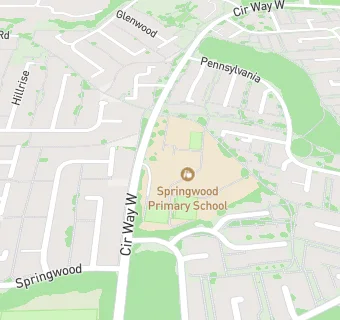 map for Springwood Primary School