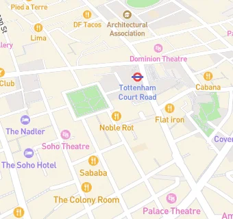 map for Noble Rot Soho