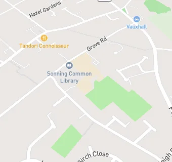 map for Sonning Common Primary School