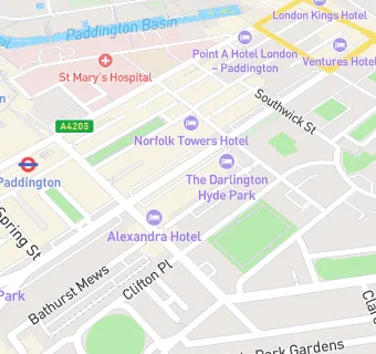 map for Kingsway Park Hotel