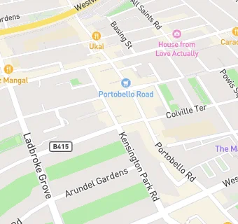 map for Miznon Notting Hill