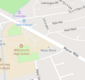 map for Whitchuch School Lower