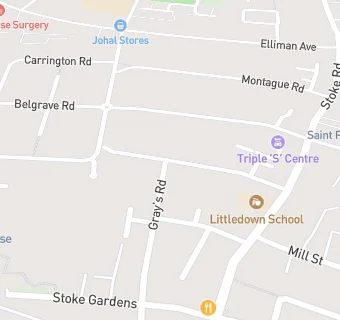 map for Littledown School