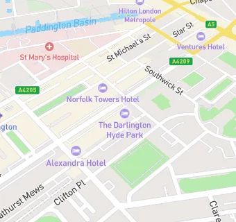 map for Abc Hyde Park Hotel