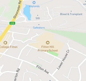 map for Filton Hill Primary School