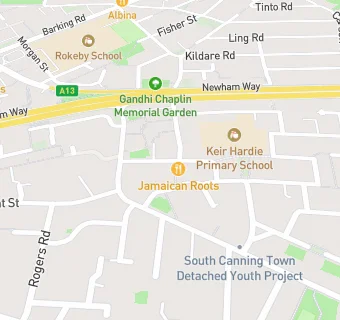 map for Fife Road Food Corner