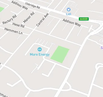 map for Townfield Doctors Surgery