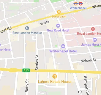 map for East End Halal