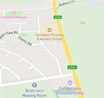 map for Chiseldon Primary School