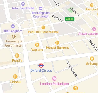 map for Titu Oxford Street