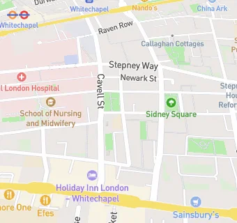 map for London Islamic School