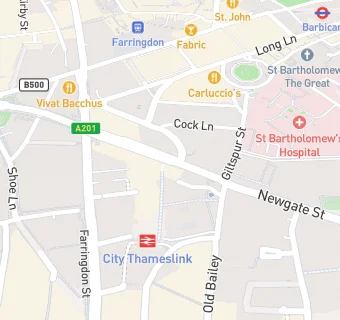 map for Just Eat