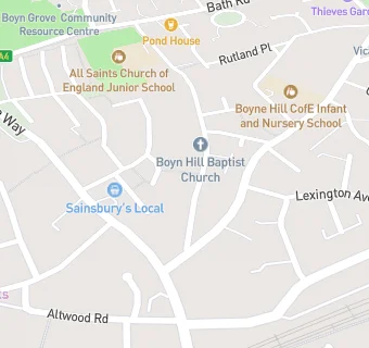 map for Link AT Boyn Hill Baptist Church