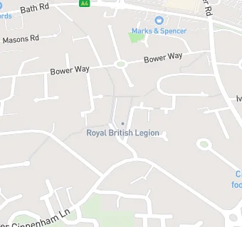 map for Cippenham Royal British Legion Club