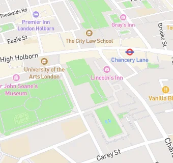 map for The Honourable  Society of Lincoln’s Inn