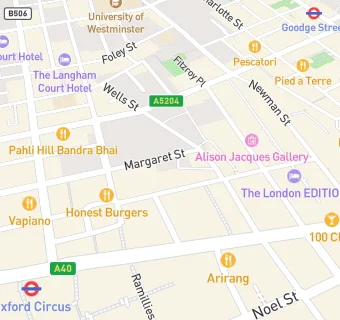 map for London Jesus Centre