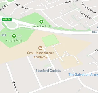 map for Hassenbrook Academy