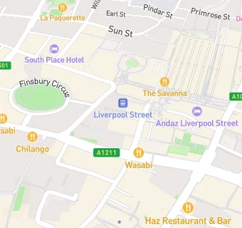 map for Honest Burgers