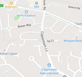 map for Cippenham Store