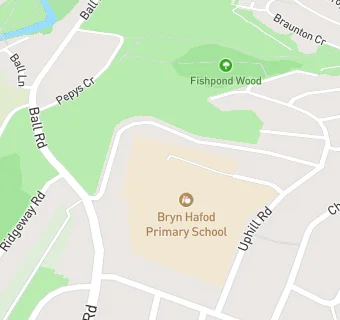 map for Bryn Hafod Primary School