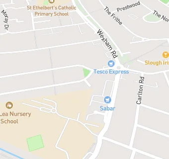 map for Lea Junior School