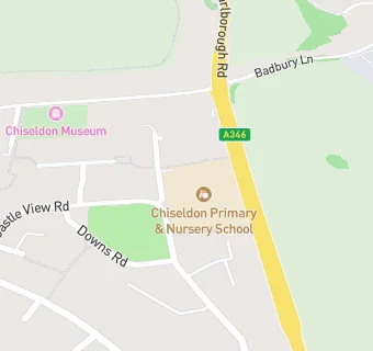 map for Chiseldon Primary & Nursery School