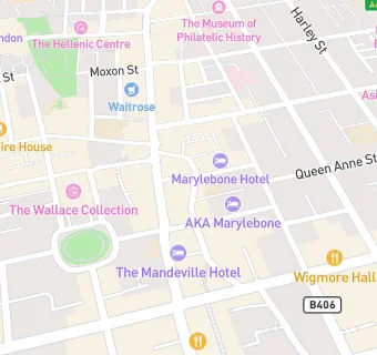 map for The Marylebone Hotel