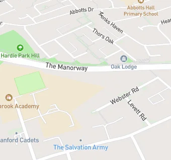 map for Hassenbrook School Specialist Technology College