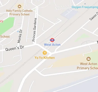 map for Atariya Foods Acton Shop