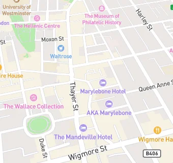 map for Ottolenghi Marylebone