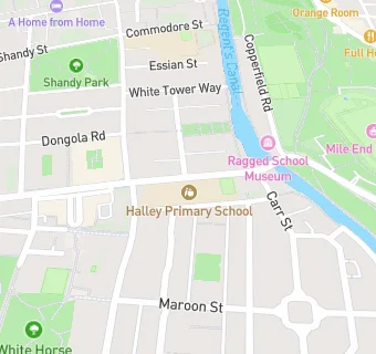 map for Halley Primary School