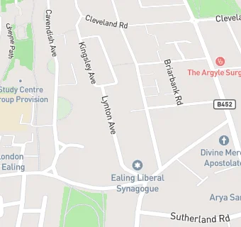 map for West Ealing Montessori Nursery