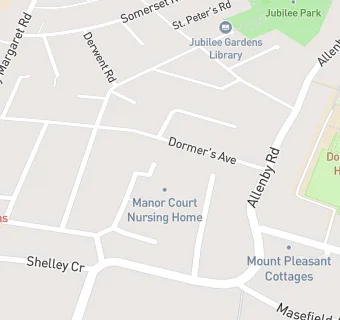 map for Manor Court Nursing Home