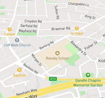 map for Rokeby Secondary School